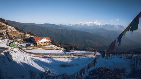 First Snowfall at Sandakphu